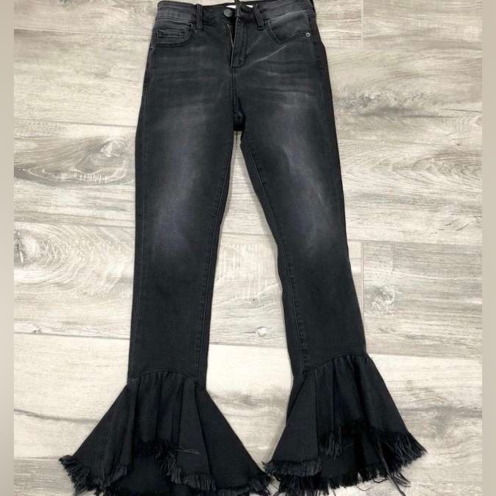Grey denim jeans
